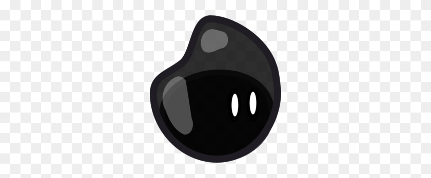 256x288 Black Jelly Clipart - Jelly PNG
