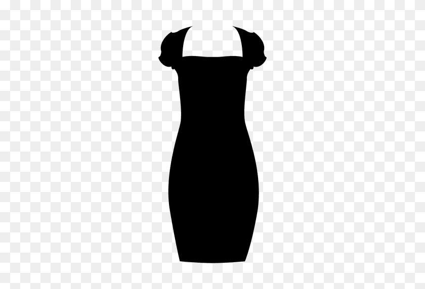 512x512 Черное Женское Платье - Платье Png