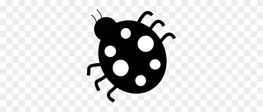 285x298 Black Ladybug Clip Art - Ladybug Clipart