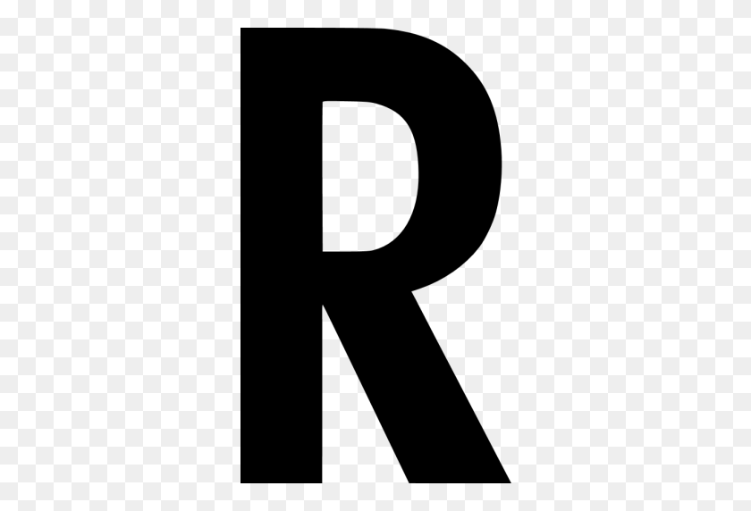 512x512 Значок Черная Буква R - Логотип R Png