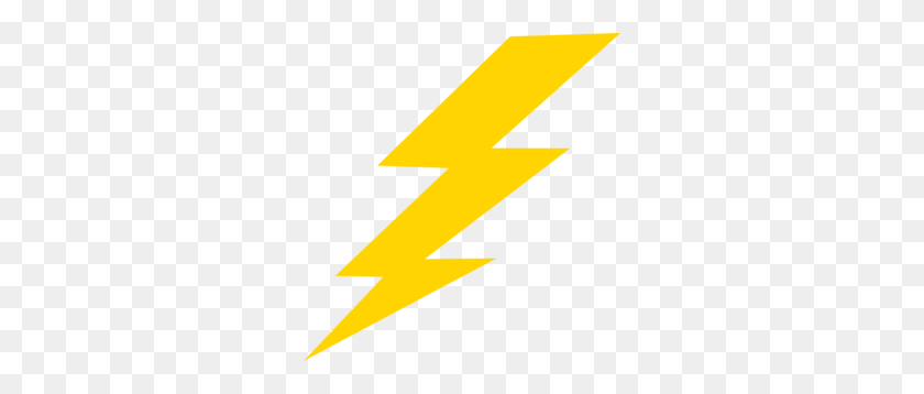 288x298 Black Lightning Bolt Clip Art - Lightning Bolt Clipart Transparent