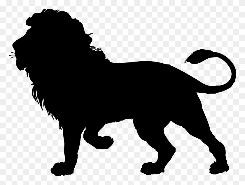 2400x1768 Black Lion Cliparts Descarga Gratuita De Imágenes Prediseñadas - Lion With Crown Clipart