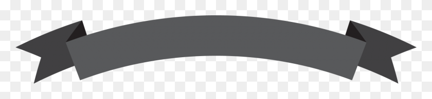 1500x258 Black Logo Brand Font - Black Ribbon Banner PNG