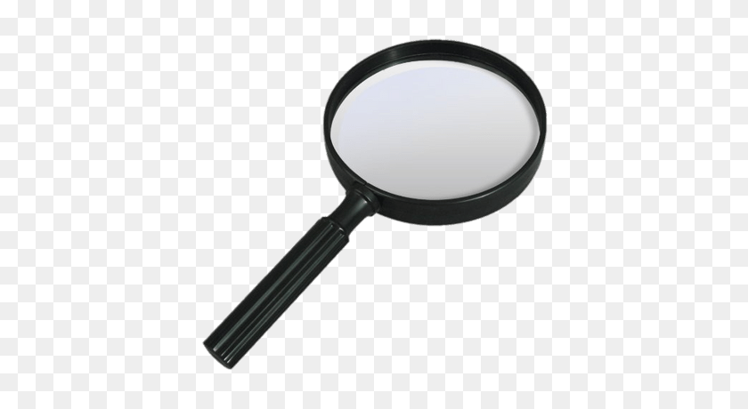 400x400 Black Magnifying Glass Transparent Png - Magnifying Glass PNG