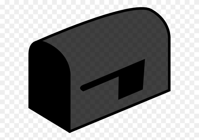 600x531 Black Mailbox Clip Art - Usps Truck Clipart