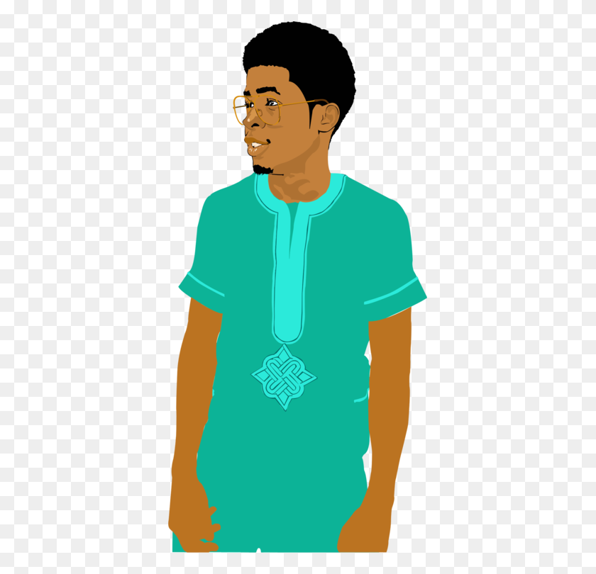 365x750 Black Man African Americans Computer Icons Male - Young Man Clipart