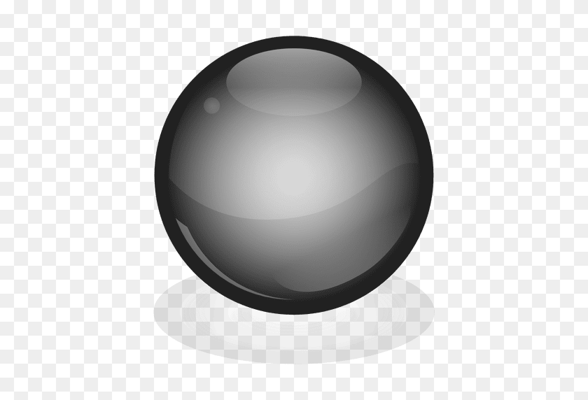512x512 Black Marble Ball - Marble PNG