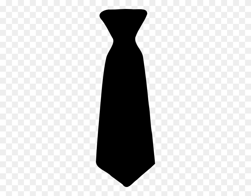 198x596 Imágenes Prediseñadas De Corbata Negra Para Hombre - Corbata Roja Clipart