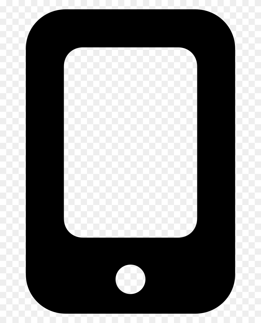 674x980 Black Mobile Phone Symbol Png Icon Free Download - Phone Symbol PNG