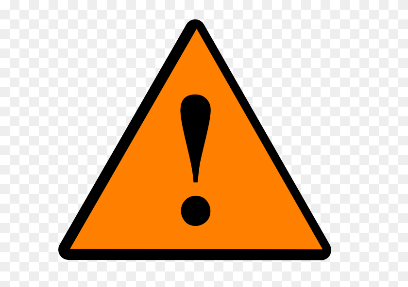 600x532 Black Orange Black Warning Png, Clip Art For Web - Warning PNG