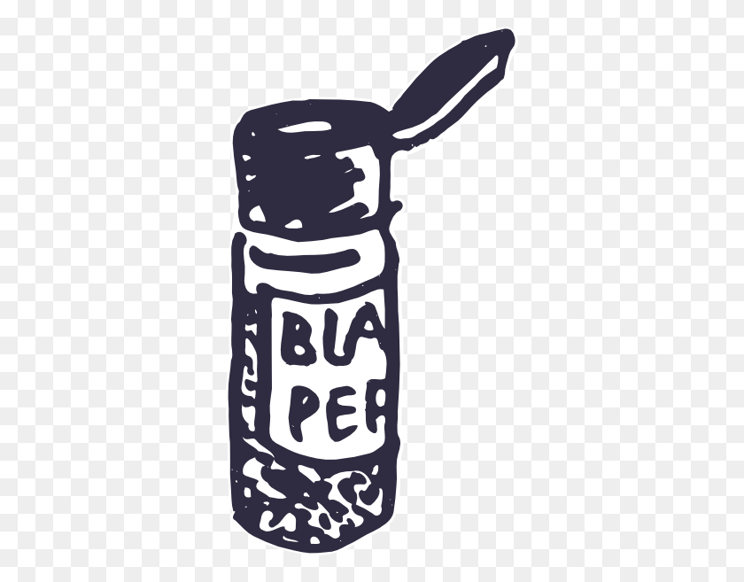 330x597 Black Pepper Shaker Clip Art - Pepper Shaker Clipart