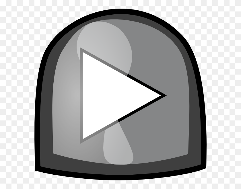 600x599 Black Play Button Png, Clip Art For Web - Play Clipart Black And White