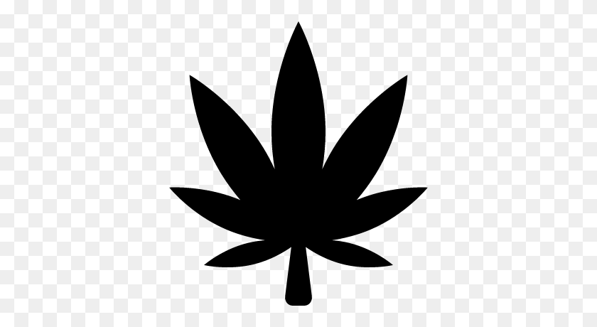 400x400 Black Pot Leaf Png Olivero - Cannabis Leaf PNG