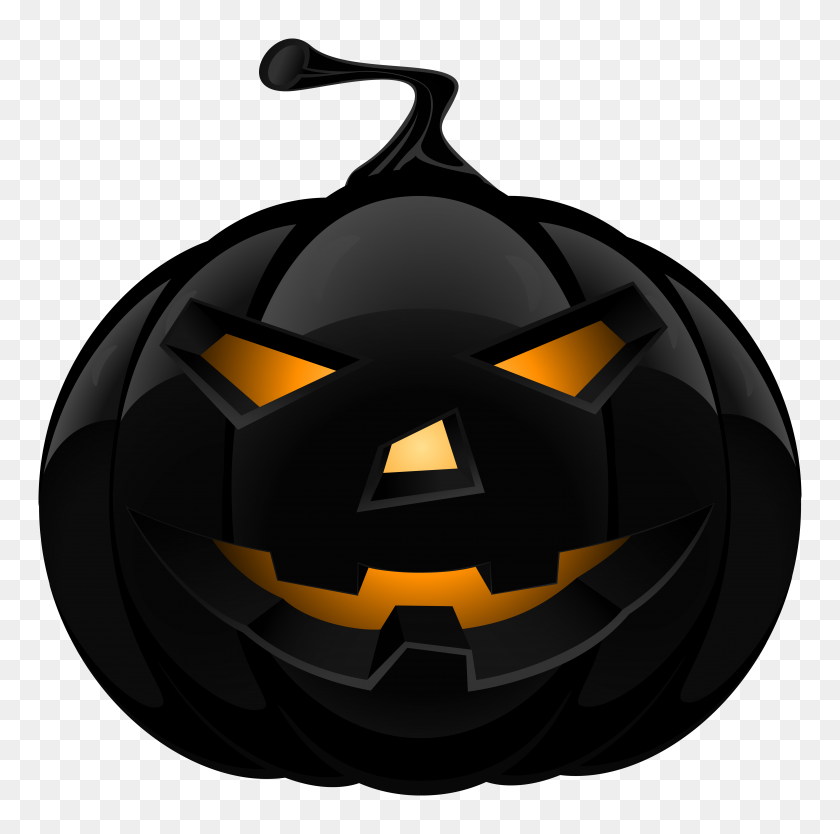 5773x5733 Black Pumpkin Lantern Png Clipart - Lantern PNG