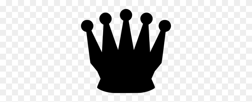 300x282 Black Queen Png, Clip Art For Web - Queen Crown Clipart Black And White