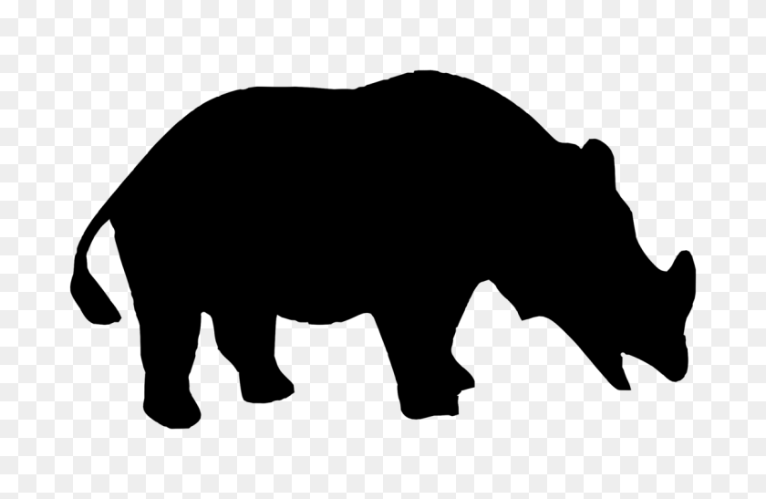 1199x750 Черный Носорог-Носорог! Носорог! Силуэт Белый Носорог Бесплатно - Носорог Png