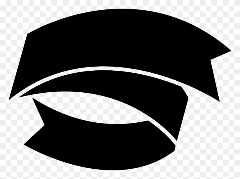 980x712 Черная Лента Текстильный Логотип - Баннер Черная Лента Png