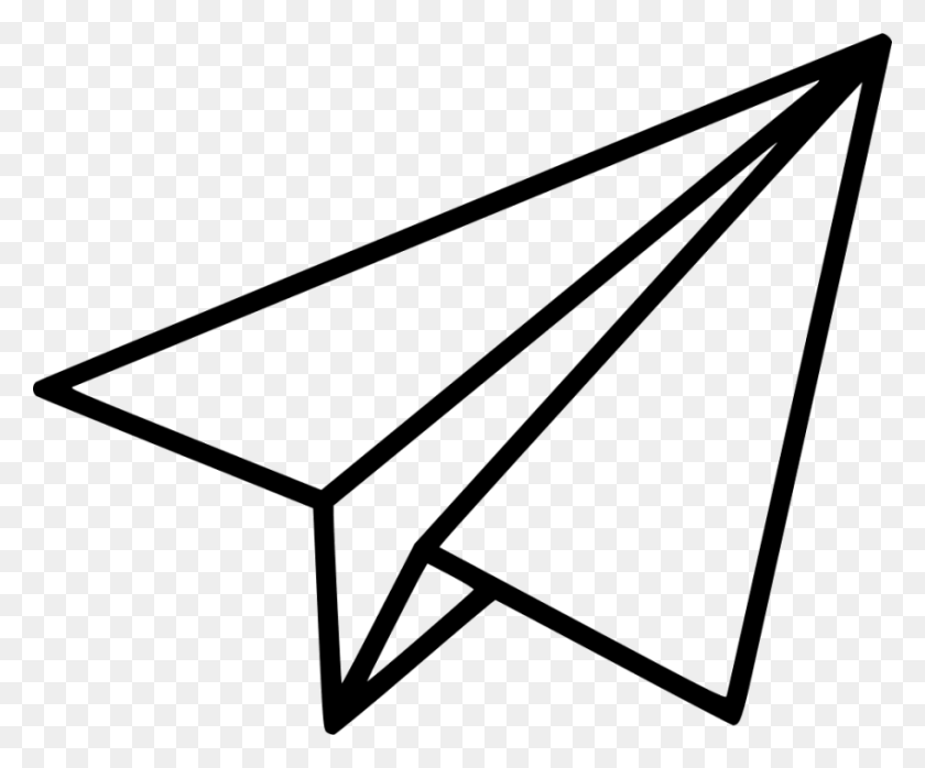 850x696 Black Shape Paper Plane Png - Shape PNG