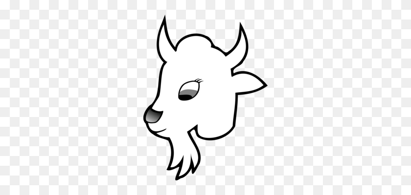 254x340 Черная Овца, Коза, Овца Далла - Клипарт С Изображением Головы Бизона