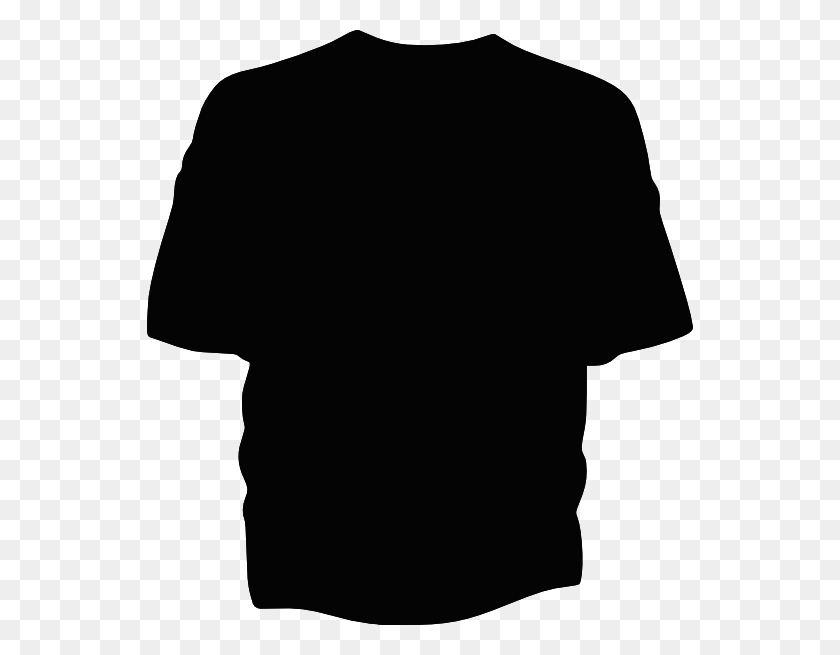 546x595 Black Shirt Template Png Black - Shirt Template PNG