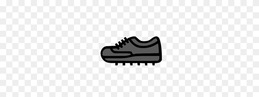 256x256 Black Shoe Clip Art Free Vector In Open Office Drawing - Gym Shoes Clipart