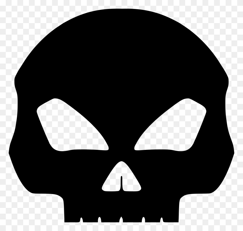 2400x2279 Black Skull Clipart, Free Download Clipart - Skeleton Clipart Black And White