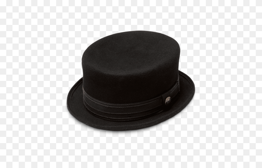 480x480 Black Small Hat Png - Bowler Hat PNG