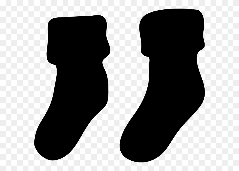 600x539 Black Socks Clip Art - Pants Clipart Black And White