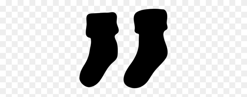 300x270 Black Socks Clip Art - Socks Clipart Black And White