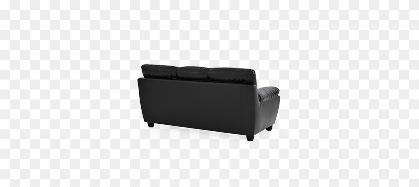 316x316 Black Sofa - Couch PNG