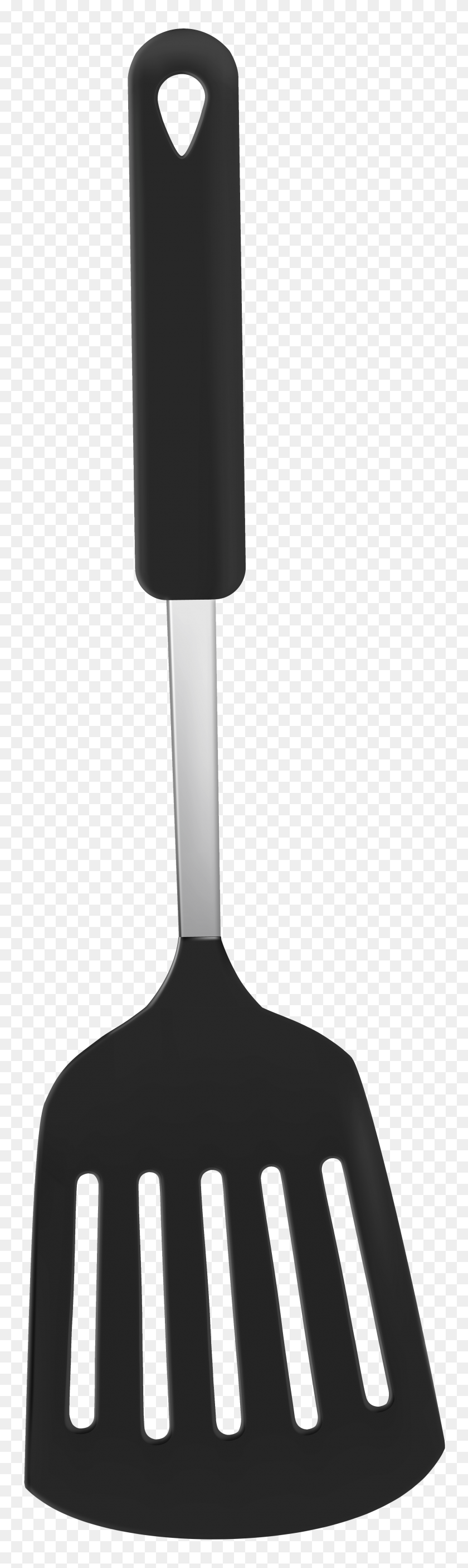 2270x8000 Black Spatula Png Clip Art - Paddle Clipart