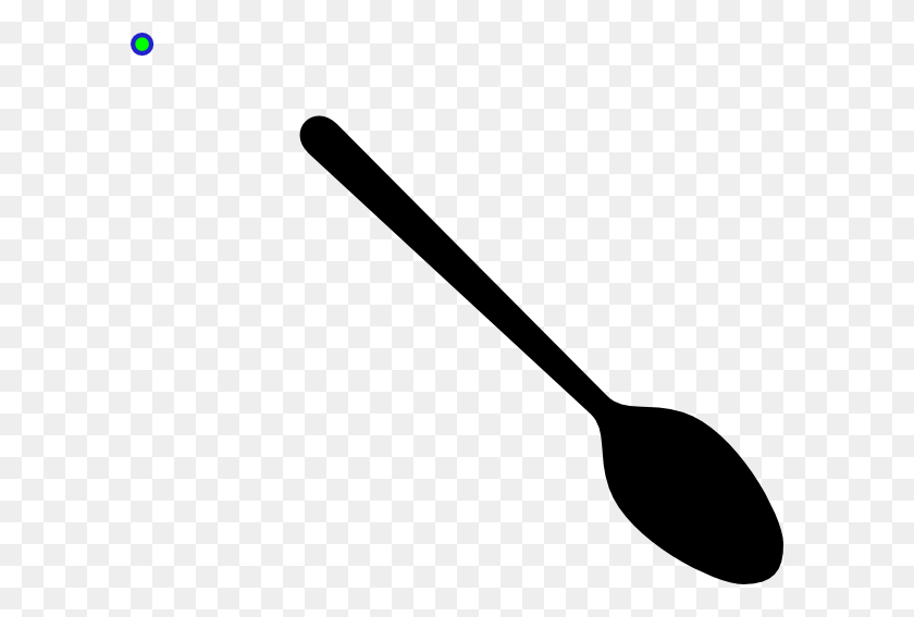 600x507 Black Spoon Clip Art For Web Download Art - Kitchen Utensils Clipart