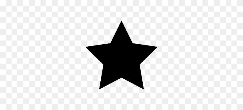 320x320 Black Star Emojidex - Star Emoji PNG