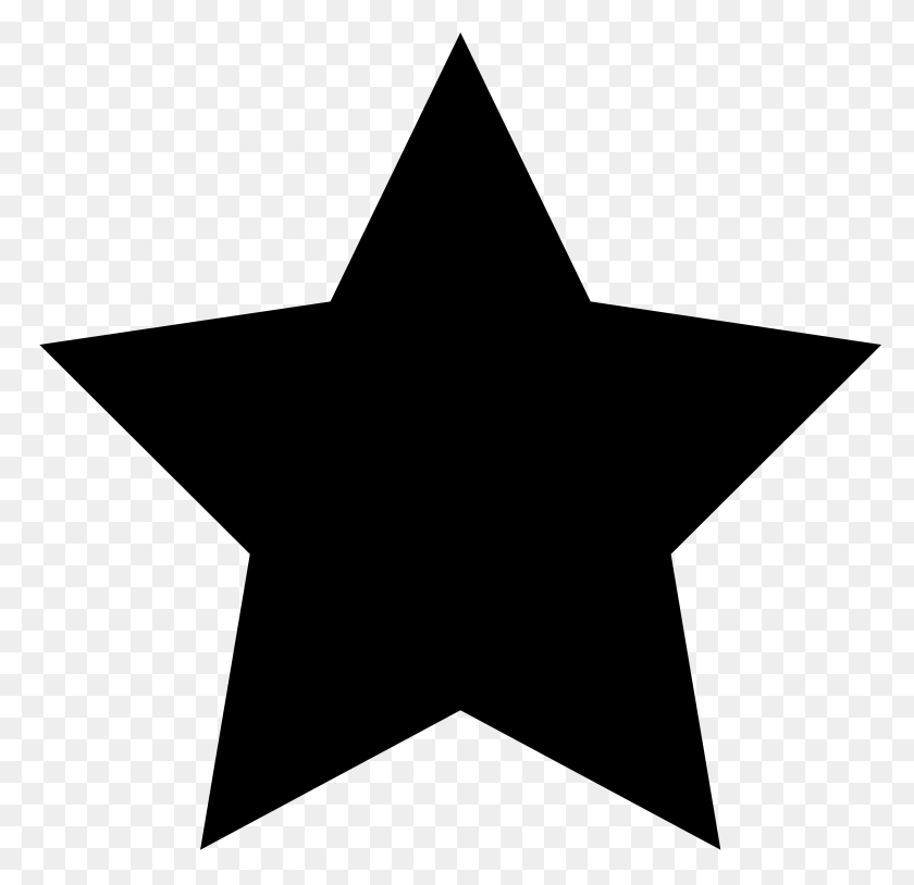 7500x7256 Black Star Logo Design - Free Logo Clipart