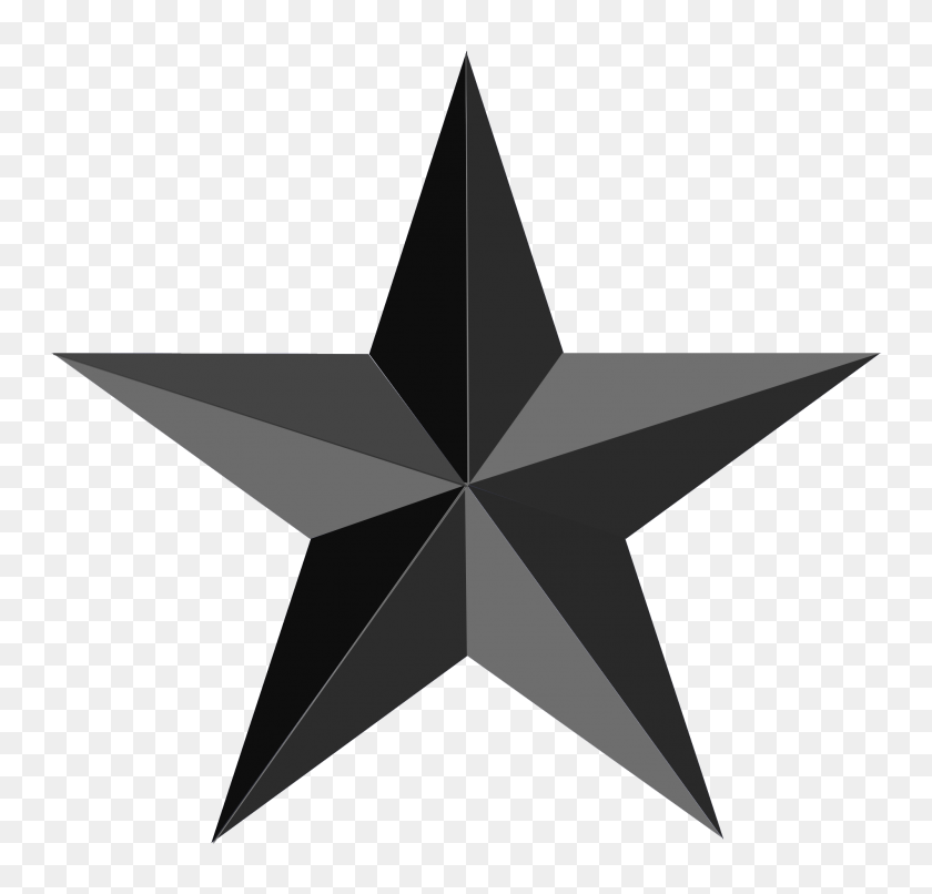 2000x1915 Black Star Png Image - Silver Star PNG