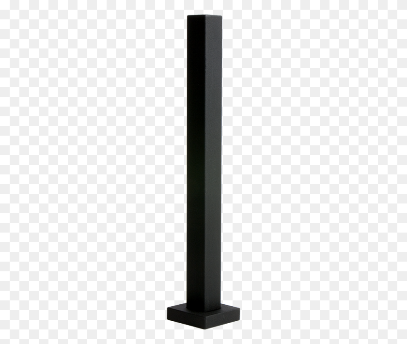 650x650 Black Steel Tower Pedestal - Pedestal PNG