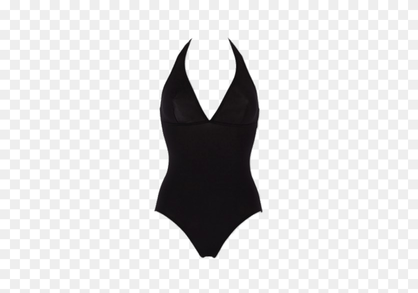 452x528 Black Swimming Suit Low Clevage Transparent Png - Suit PNG