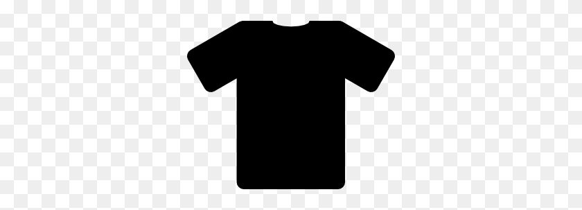 300x243 Black T Shirt Clip Art - Shirt Clipart Black And White