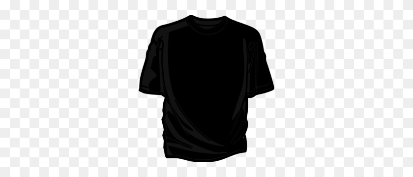 276x300 Camiseta Negra Clipart - Camiseta Png