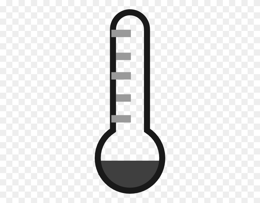 228x597 Black Thermometer Clip Art - Thermometer Clipart Black And White