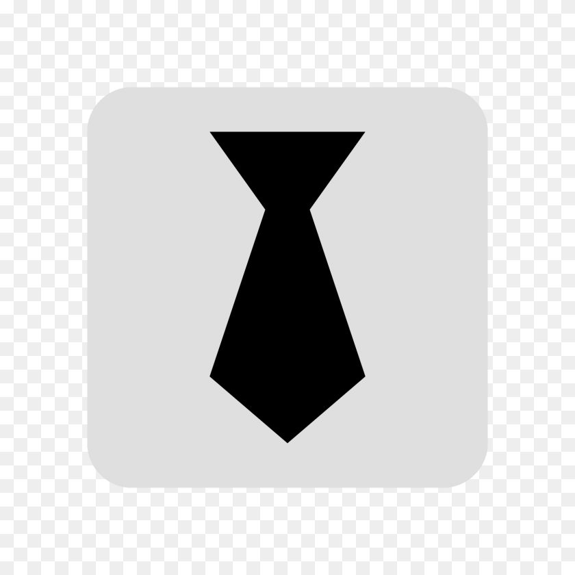 1600x1600 Black Tie Icon - Black Tie PNG