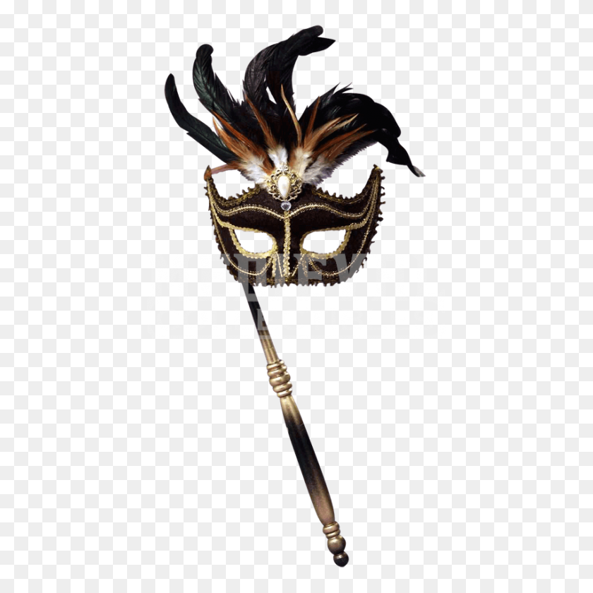 850x850 Black Venetian Masquerade Mask - Masquerade Mask PNG