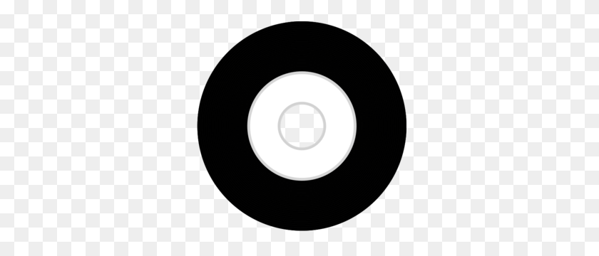 300x300 Black Vinyl Record Clip Art - Record Clip Art