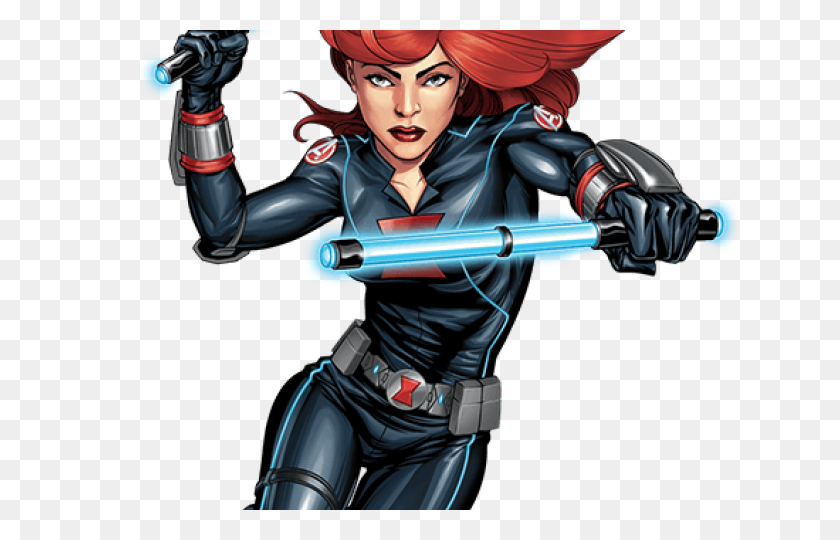 640x480 Black Widow Clipart Avengers Character Free Clip Art Stock - Black Widow Clipart