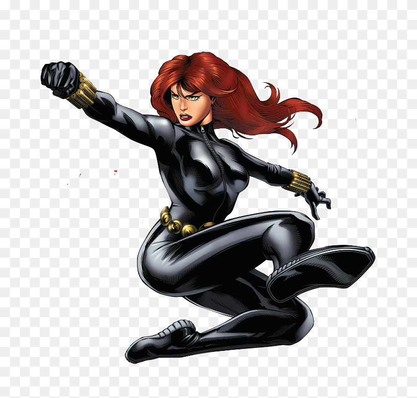 731x743 Black Widow Marvel Comics Poster Marvel Cinematic Universe - Black Widow PNG