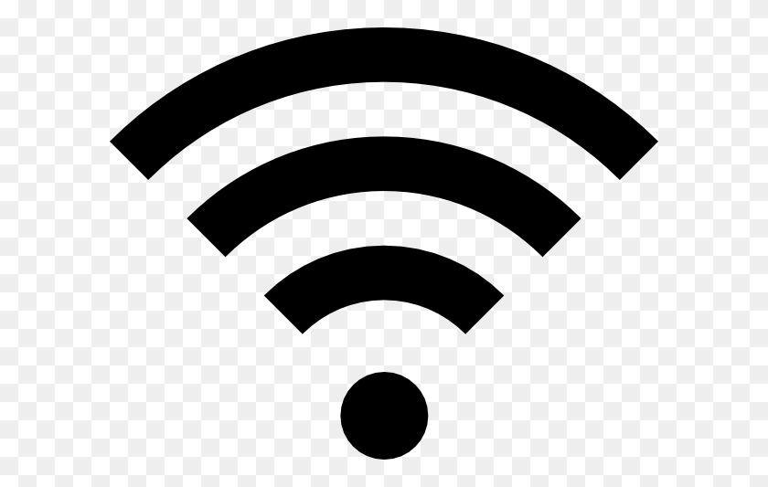 600x473 Черный Значок Wi-Fi Png Картинки Для Интернета - Wi-Fi Клипарт