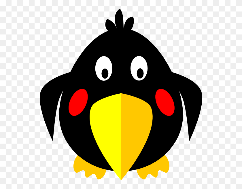 564x598 Blackbird Clipart Clip Art - Woodpecker Clipart