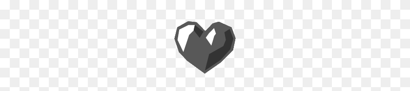 128x128 Blackheart - Black Heart Emoji PNG