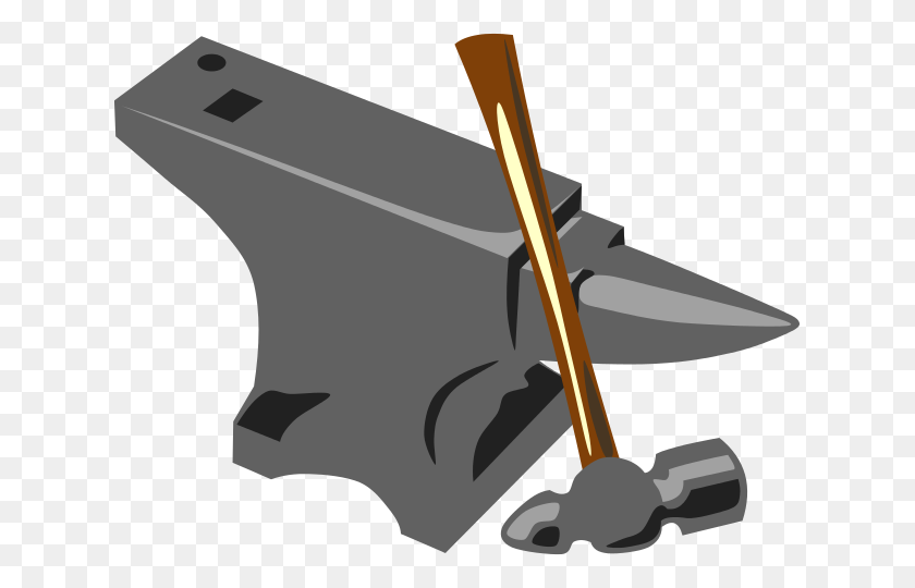 629x480 Blacksmith Anvil Hammer - Micrometer Clipart