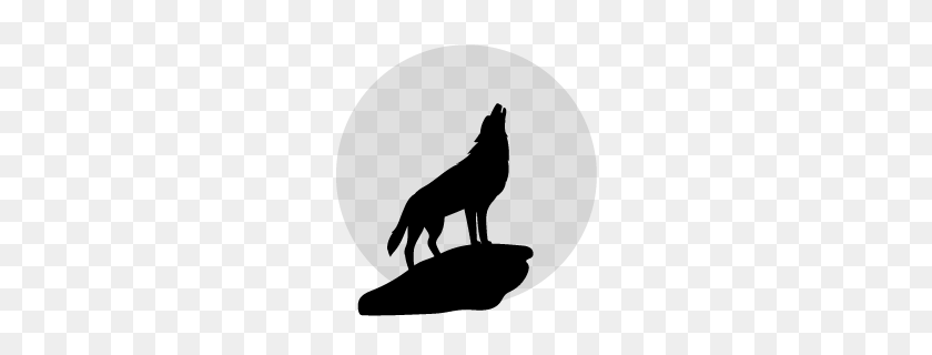 252x260 Blackwolf Logotipo De Klrnradio - Lobo Negro Png